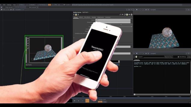Touchdesigner – Bulletsolver and the Realworld – TouchOSC & Physics!